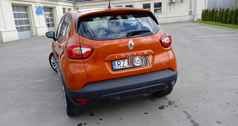 Renault Captur cena 45900 przebieg: 93100, rok produkcji 2014 z Rzeszów małe 11